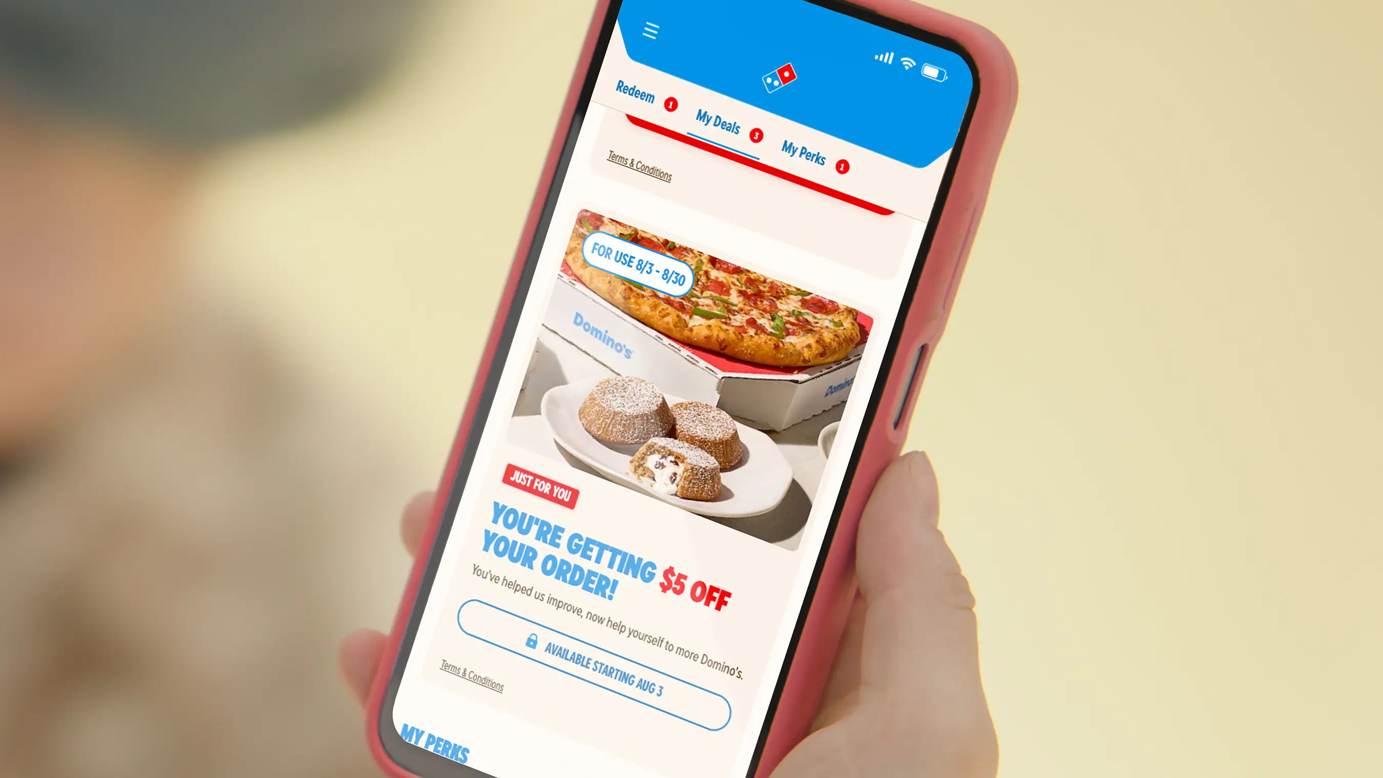 Domino's is paying customers to test out its new app (Domino's Pizza)