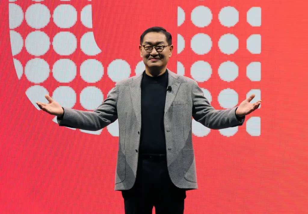 Han Jong-hee had been at Samsung for nearly four decades, working his way up the ladder to become co-CEO (Ethan Miller/Getty Images)