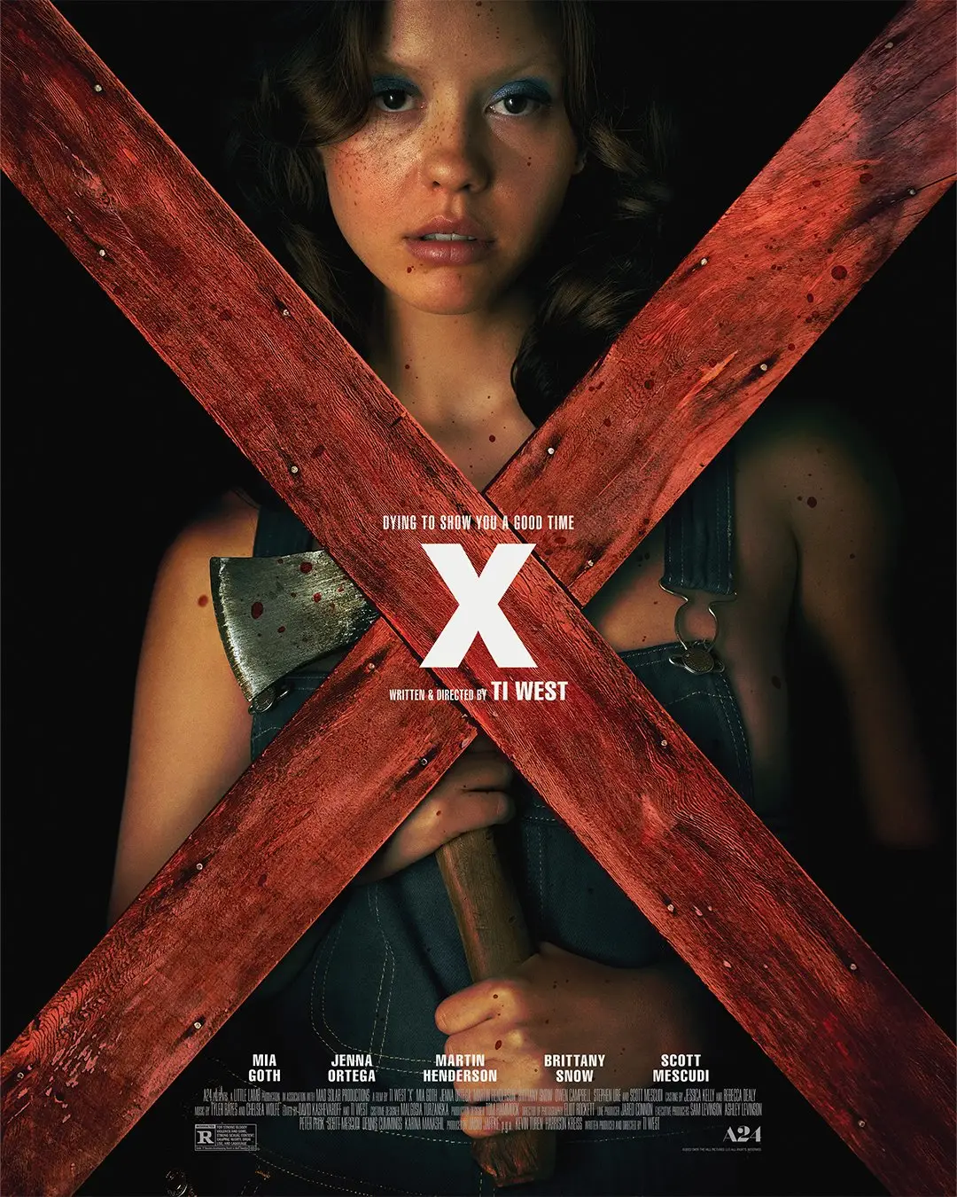'Pearl' is the prequel to Ti West's earlier slasher 'X' (@A24/X)