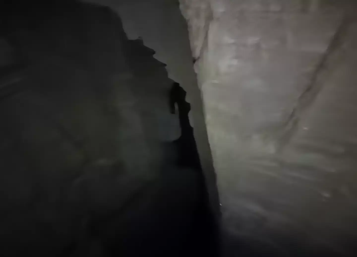 Is that a man, a shadow demon or a geographical feature? (YouTube/ActionAdventureTwins)