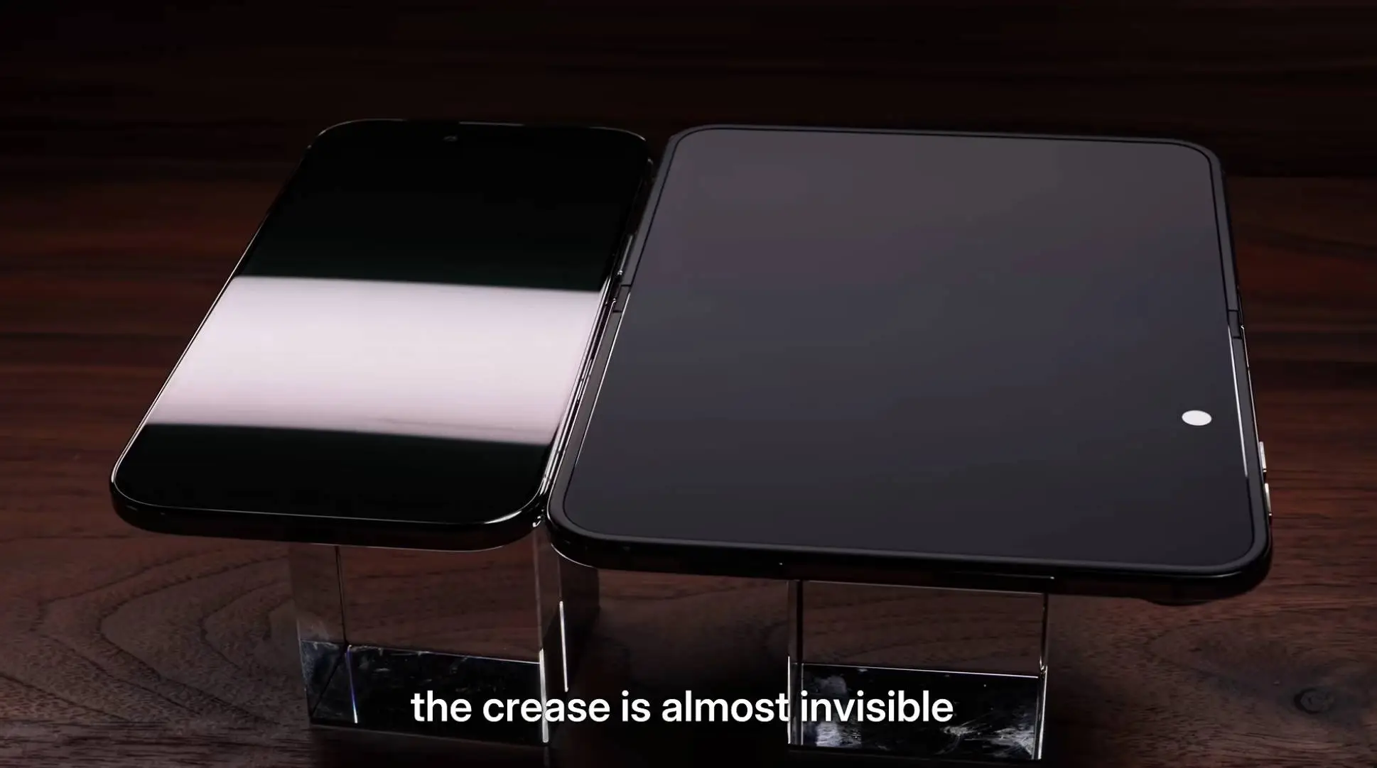 HTX Studio says the crease is nearly invisible when new (YouTube / HTX Studio)