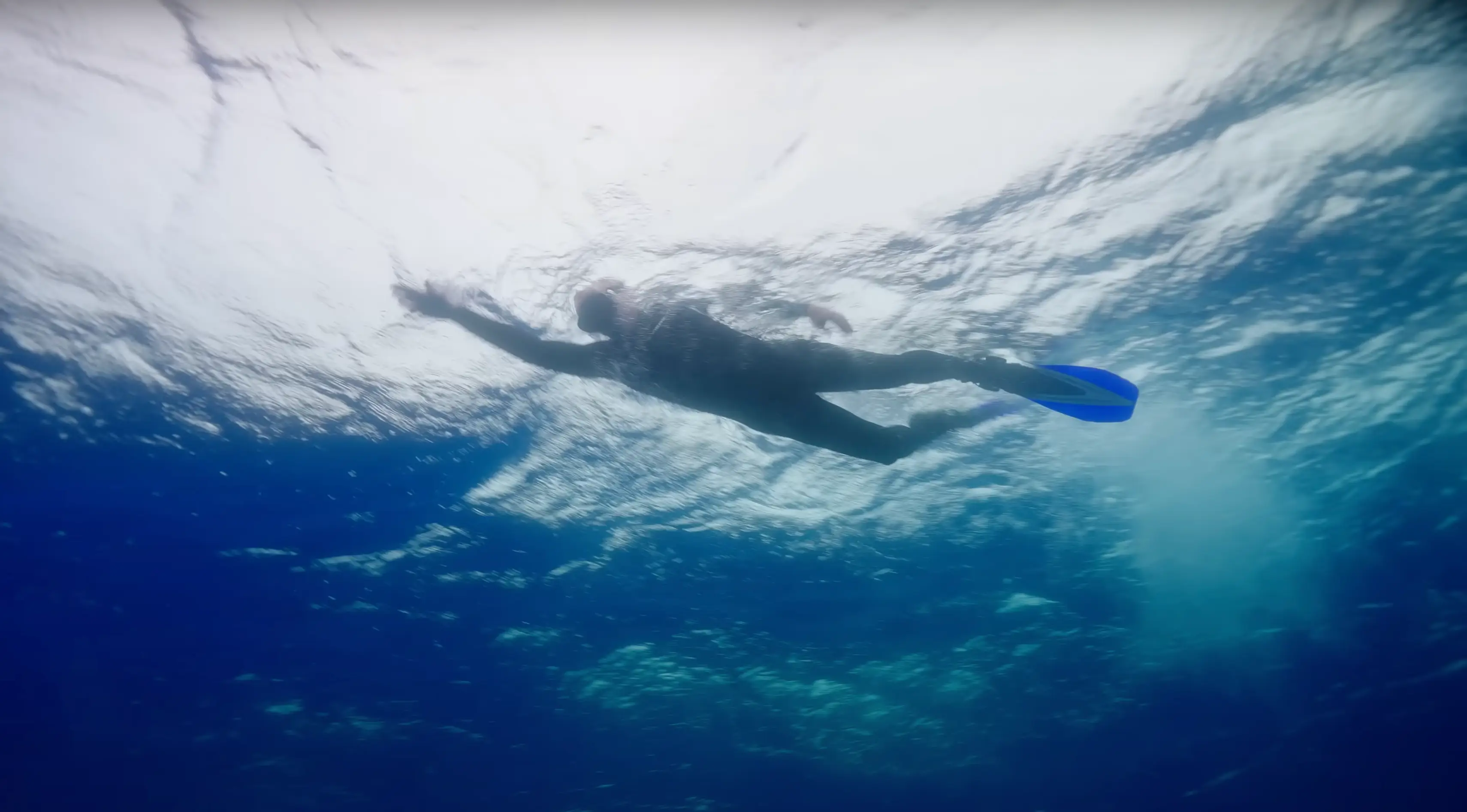 Chris Brown went for a swim in the most remote spot in the world (YouTube/@ChrisBrownExplores)