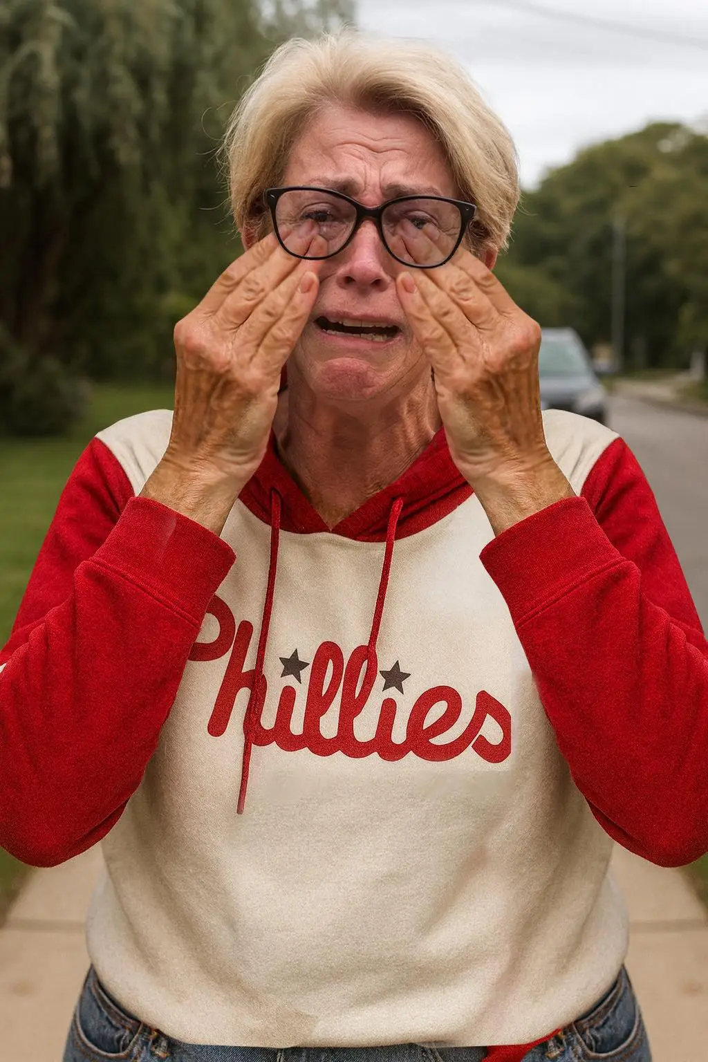 Phillies Karen feels like she's being 'treated unfairly.' (Meanwhile in Delco/Facebook)
