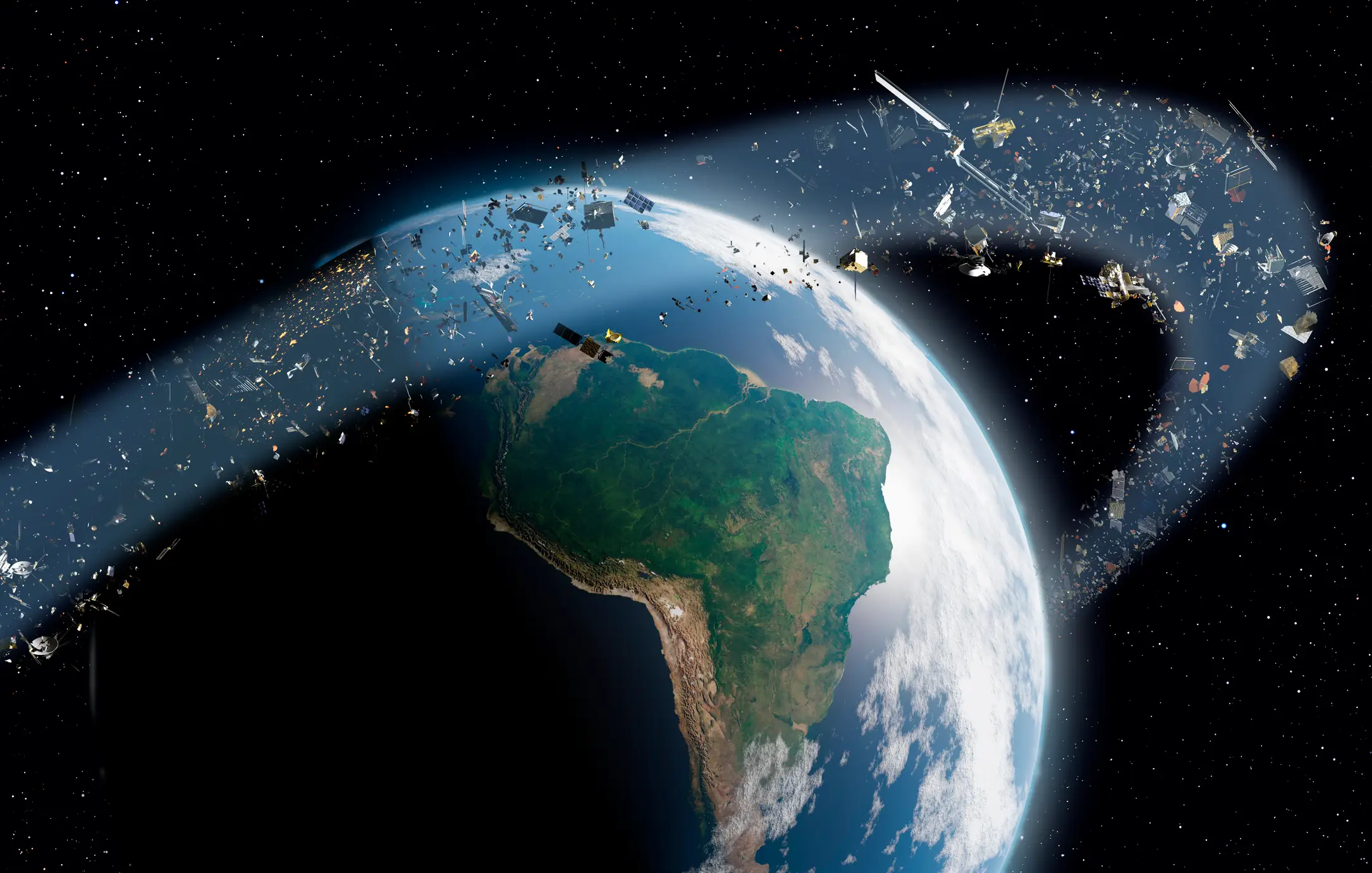 Experts are concerned about the amount of space junk in Earth's orbit (MARK GARLICK/SCIENCE PHOTO LIBRARY/Getty Images)