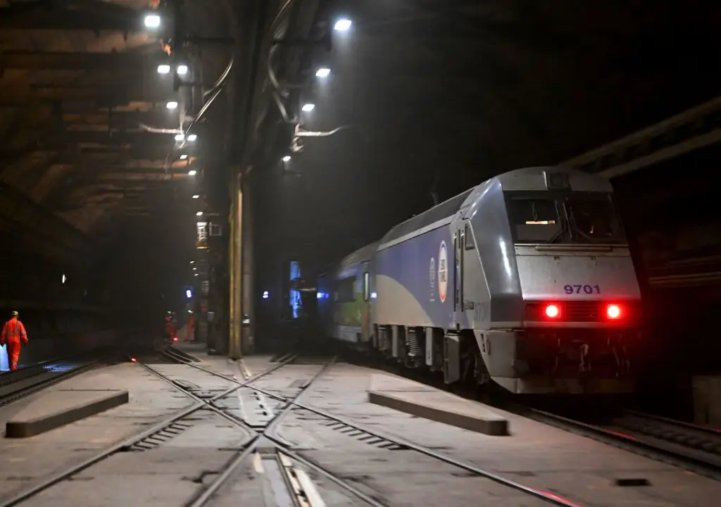 The tunnel would be home to some incredibly fast trains (Francois Lo Presti/AFP via Getty Images)