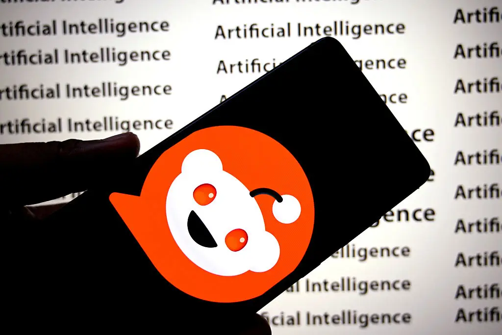 Reddit has key partnerships with at least two of the world's biggest AI companies (Avishek Das/SOPA Images/LightRocket via Getty Images)