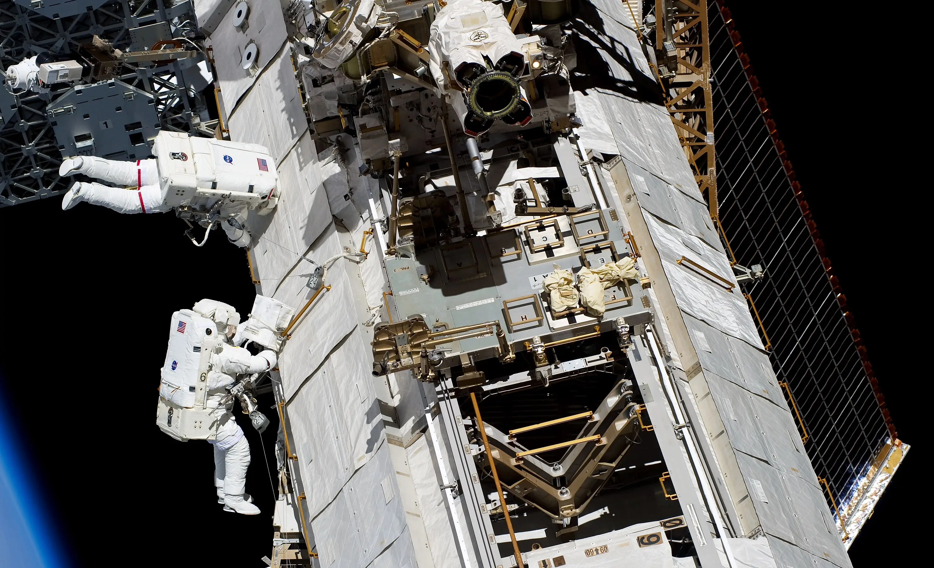 NASA has revealed that its next spacewalk will take place tomorrow (NASA via Getty Images)