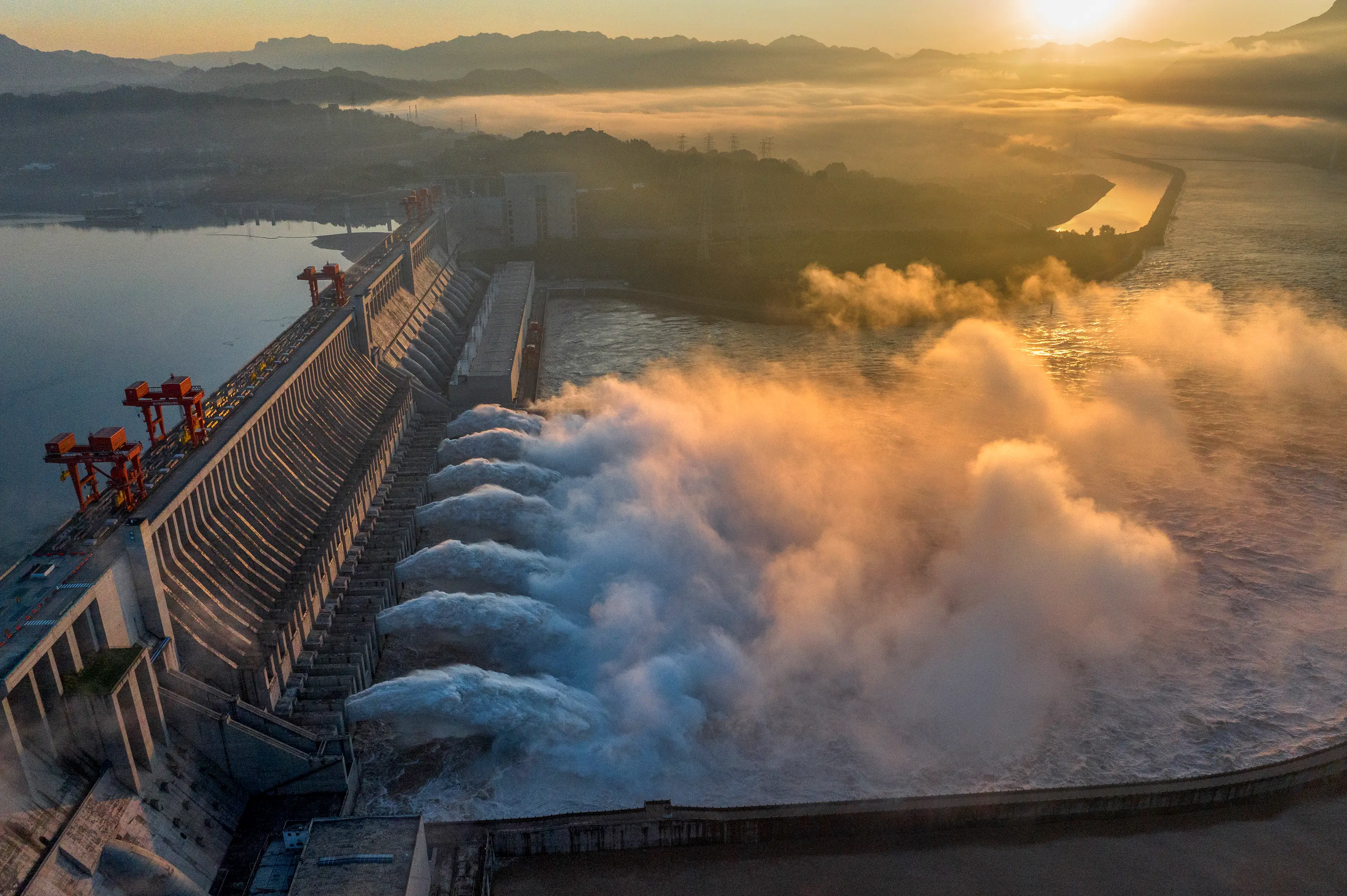 Dams, tsunamis, and earthquakes can all affect the Earth's rotation (NurPhoto / Contributor / Getty)