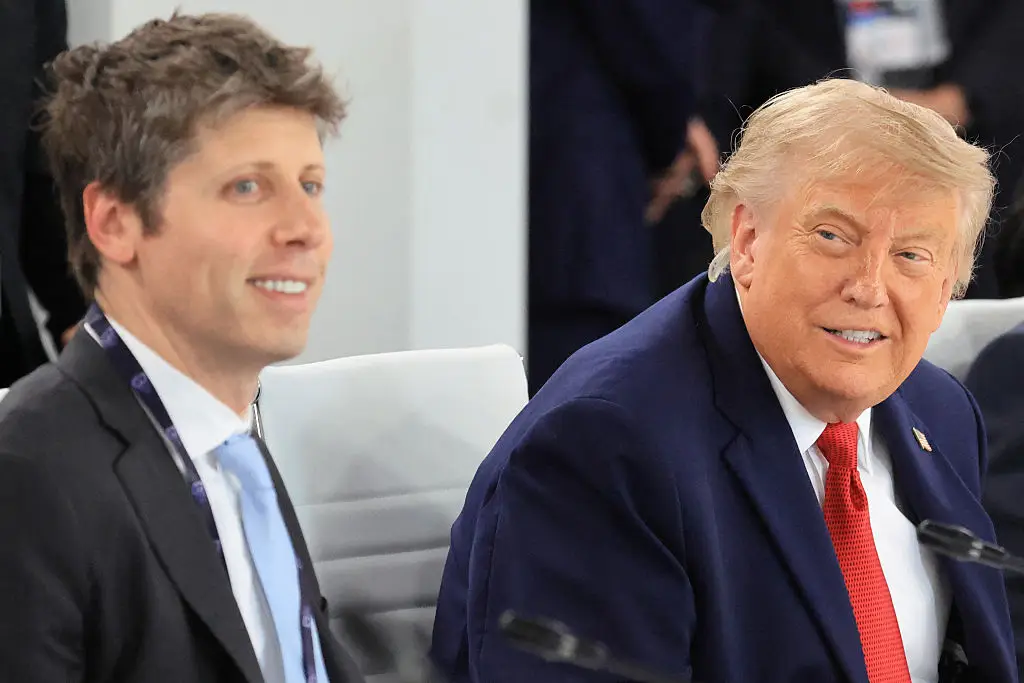 President Trump has reaffirmed his desire to 'win' when it comes to AI, regardless of the safety concerns outlined by AI leaders (Ludovic Marin/AFP via Getty Images)