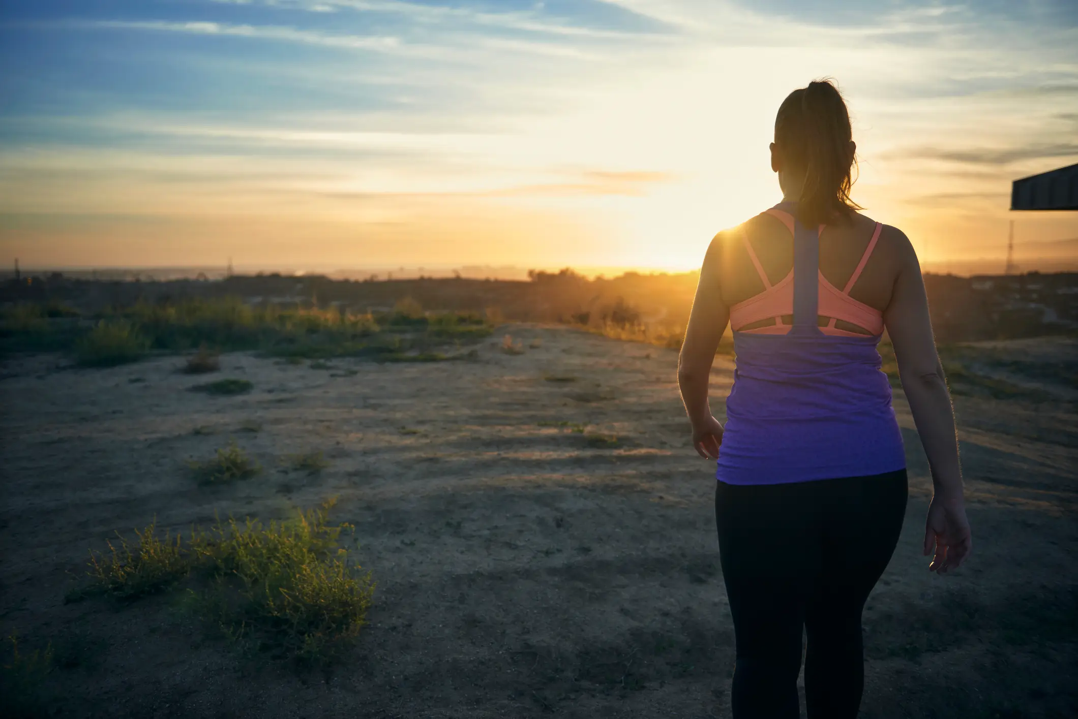 Going for a morning walk can have important health benefits (Patrik Giardino/Getty Images)