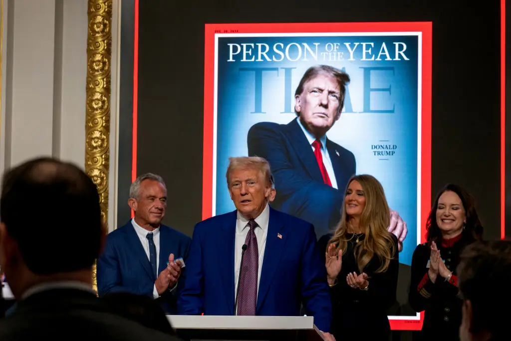 Donald Trump was named Person of the Year in 2024 (Spencer Platt / Staff / Getty)