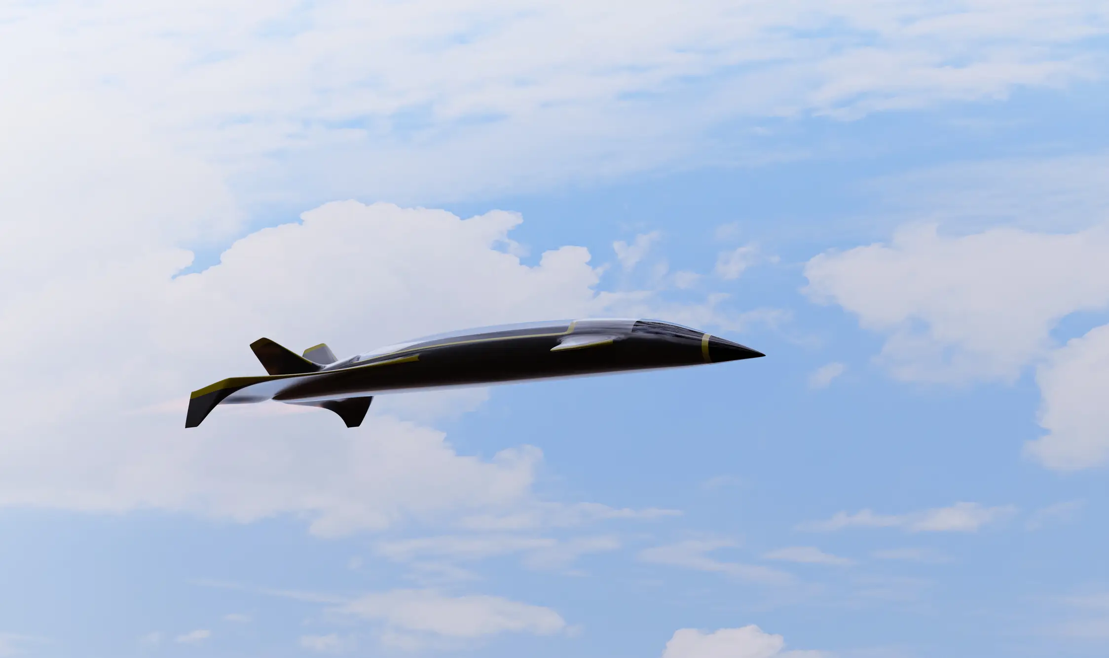A 3D render of a hypersonic jet aircraft (Getty Images)