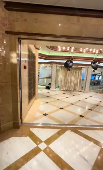 Check out Amber Olivia's daily 'commute' on a cruise ship.