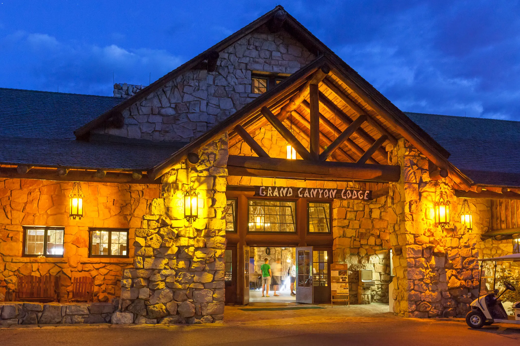 The lodge was destroyed by a fire (Connect Images/Whit Richardson/Getty Images)