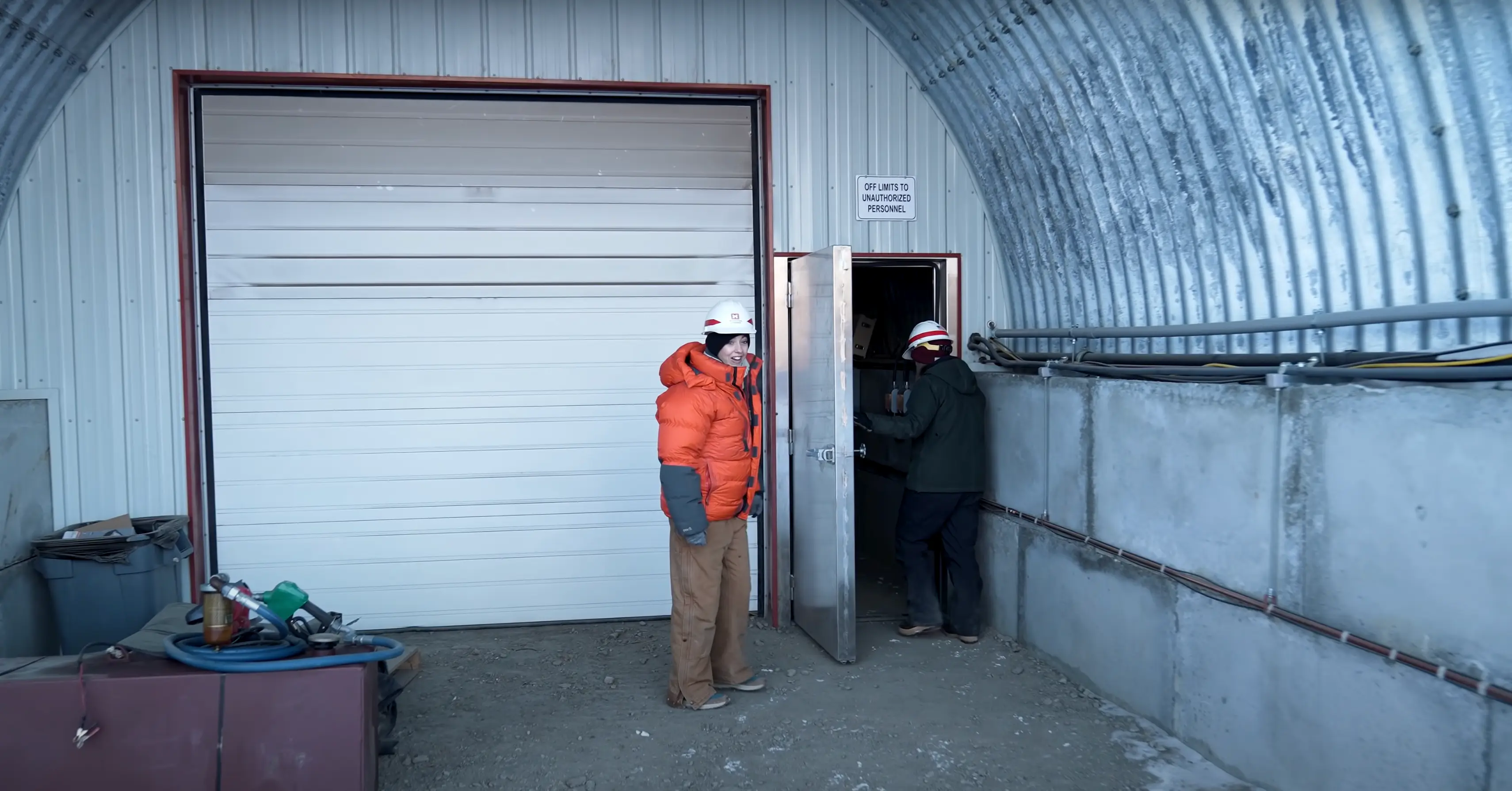 Few people are allowed access into the permafrost tunnel (YouTube/@physicsgirl)