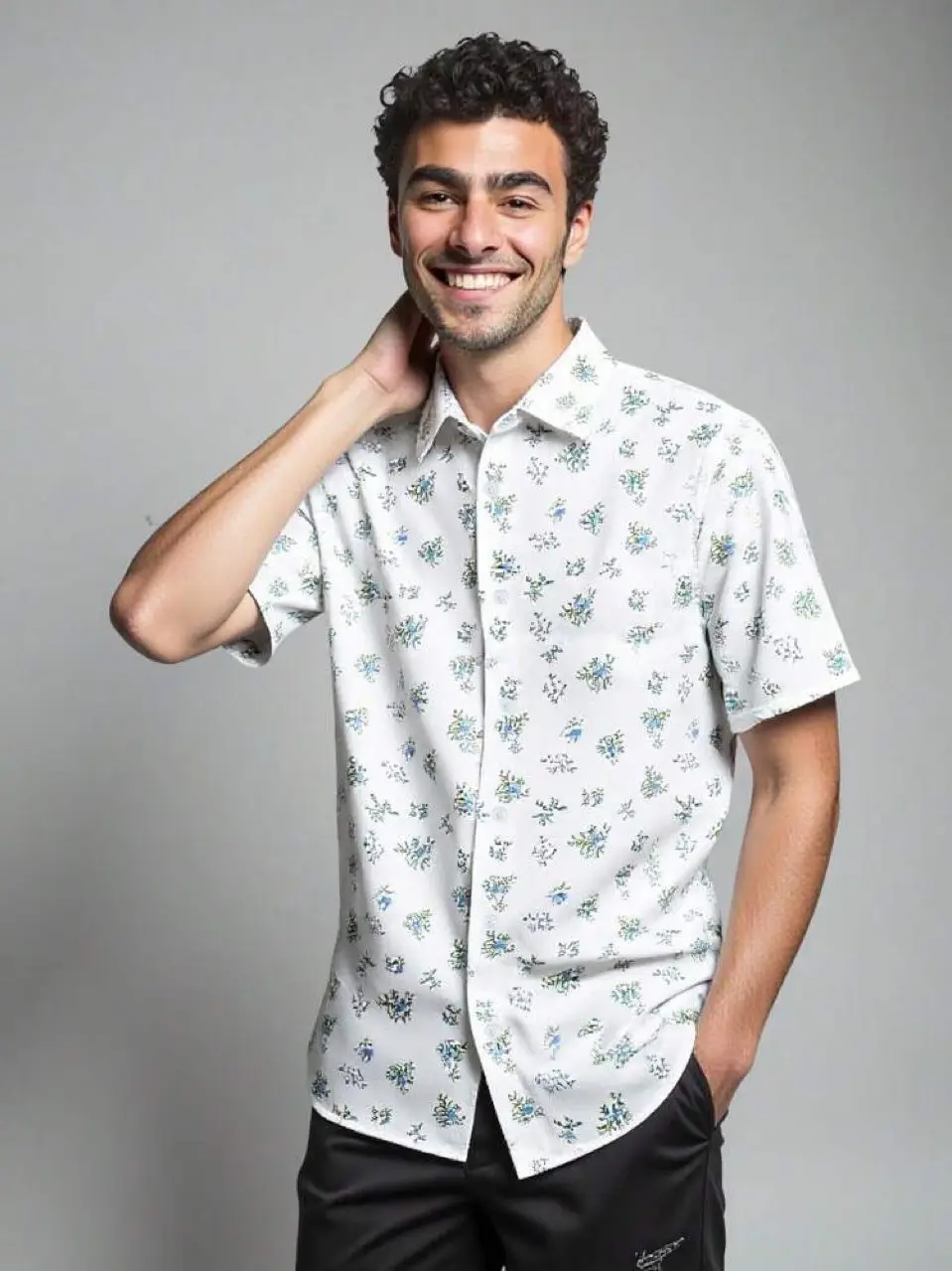 One Shein listing appeared to feature a model photo with a striking resemblance to Luigi Mangione (Shein)