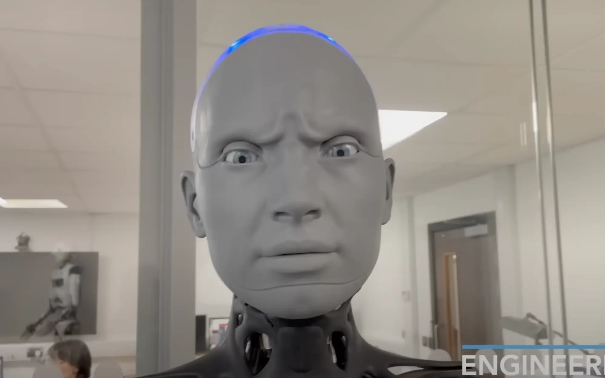 Ameca's facial expressions are bizarrely real (Engineered Arts / YouTube)