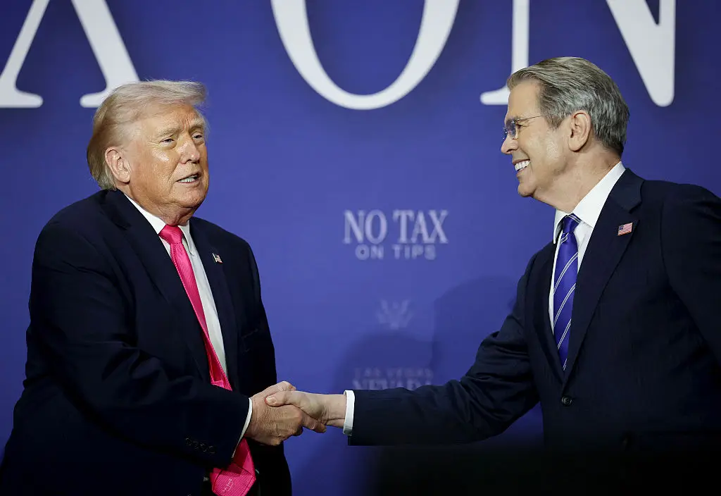 It's unclear where Scott Bessent will be attending the Grindr event (Win McNamee / Staff / Getty)