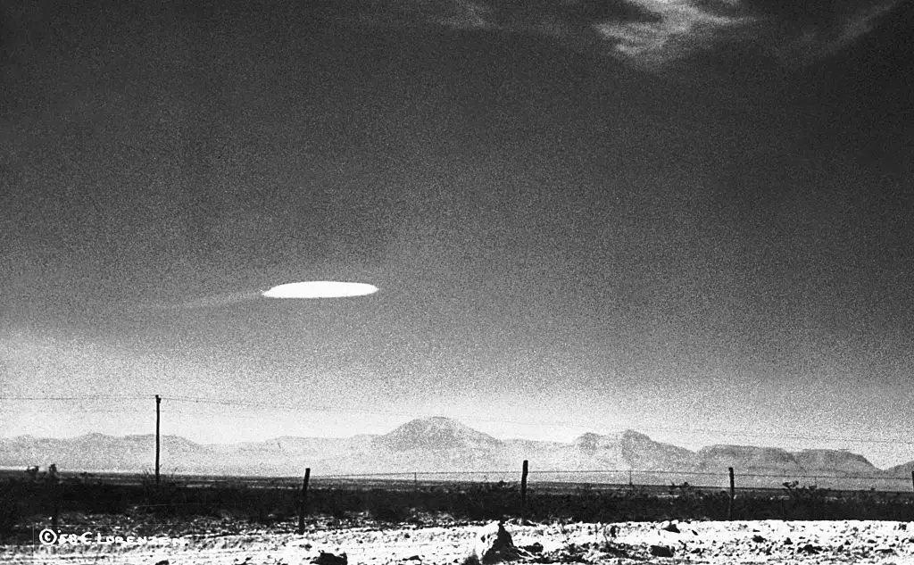 No explicit evidence indicating that UFOs are real has actually been revealed in any of the files (Bettmann/Getty Images)