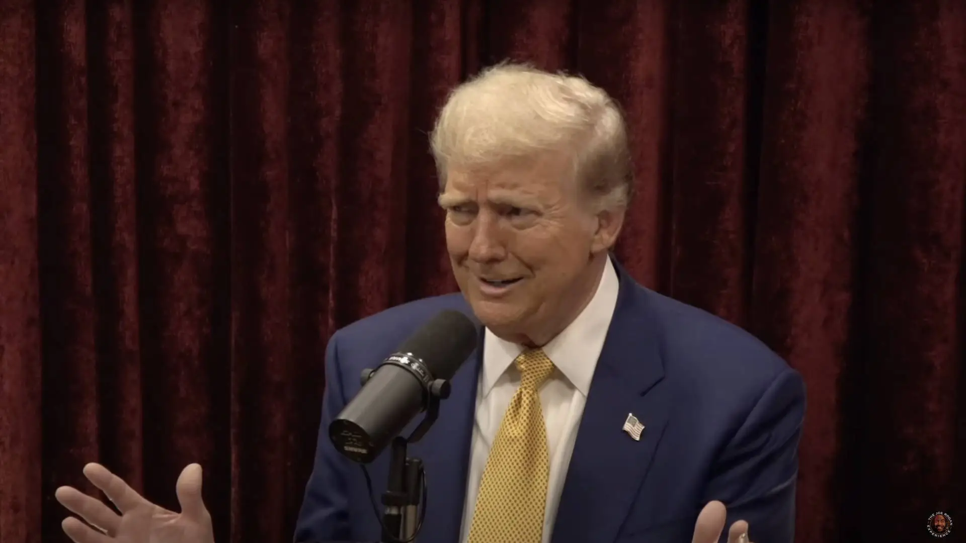 Trump is being followed by JD Vance on The Joe Rogan Experience (The Joe Rogan Experience / YouTube)