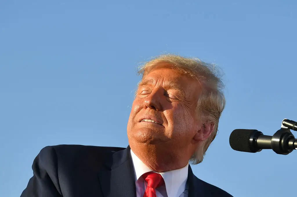 Trump's doctor has suggested that his cardio health reflects that of someone 14 years younger than he actually is (Mandel Ngan/AFP via Getty Images)
