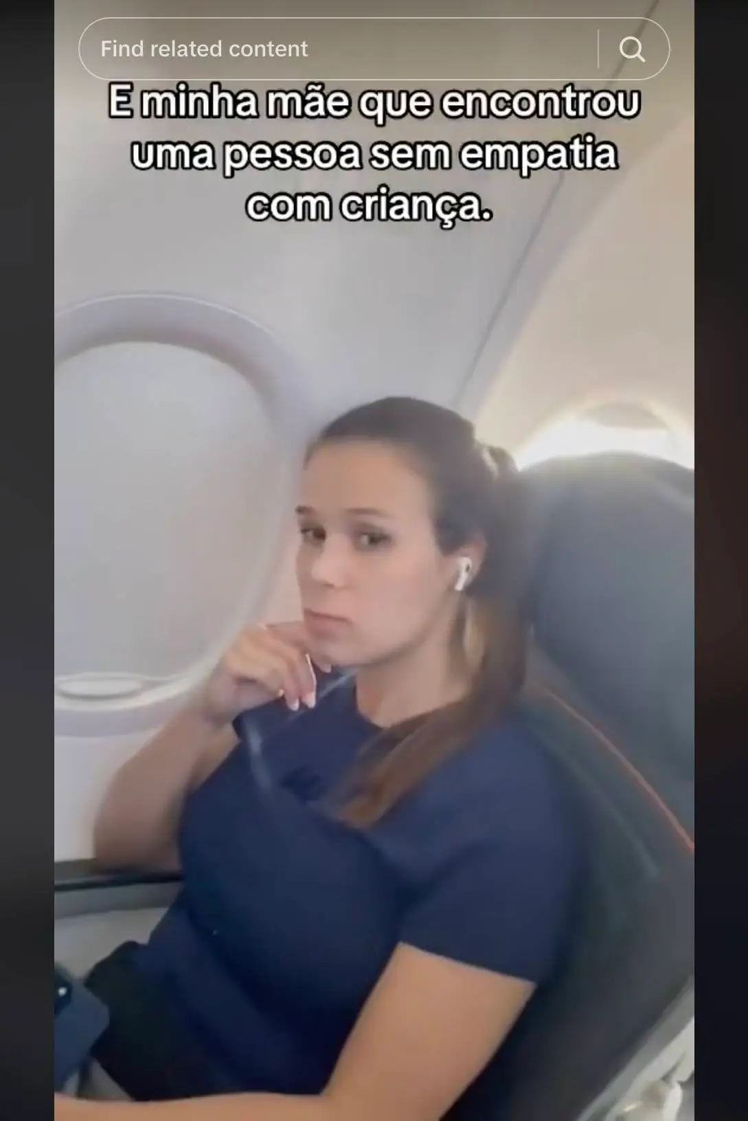 Jeniffer Castro went viral following the December flight (TikTok / @ondavirall2.0)