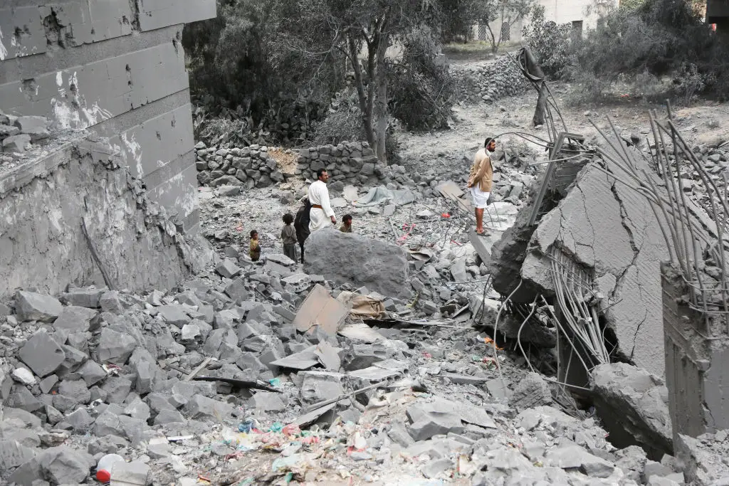 The government's plans were apparently leaked ahead of the airstrikes (Mohammed Hamoud / Contributor / Getty)