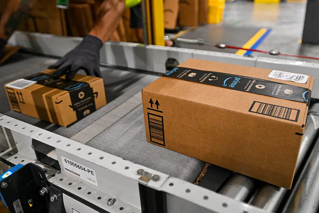 Amazon wants to cut out ‘menial, mundane and repetitive’ job roles (Miguel J. Rodriguez Carrillo/Bloomberg via Getty Images)