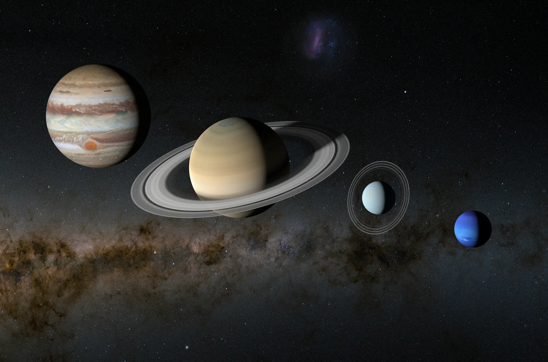 The planets will be visible to the naked eye (NEMES LASZLO/SCIENCE PHOTO LIBRARY/Getty Images)