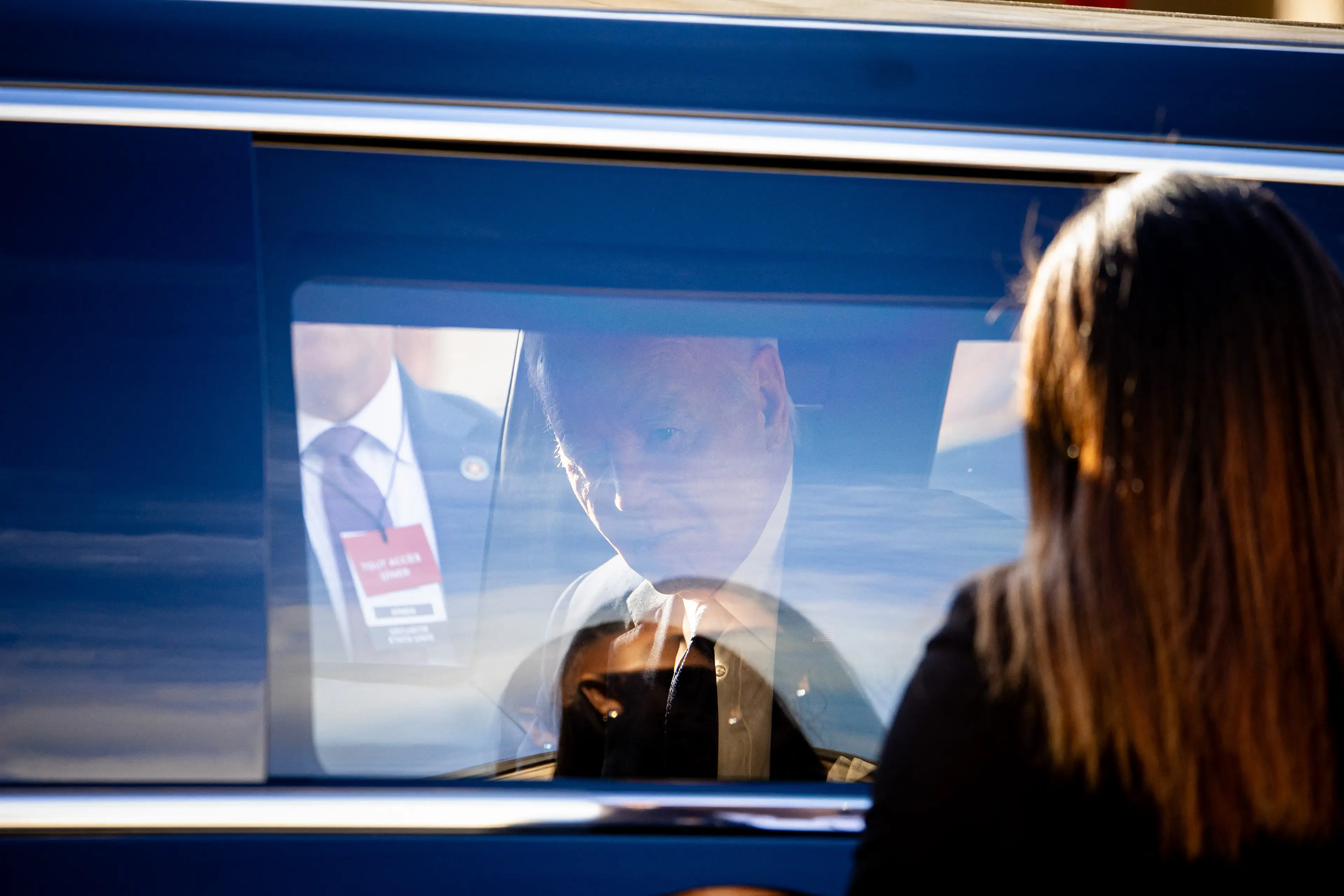 The car is designed for the president's safety (AMAURY CORNU/Hans Lucas/AFP via Getty Images)