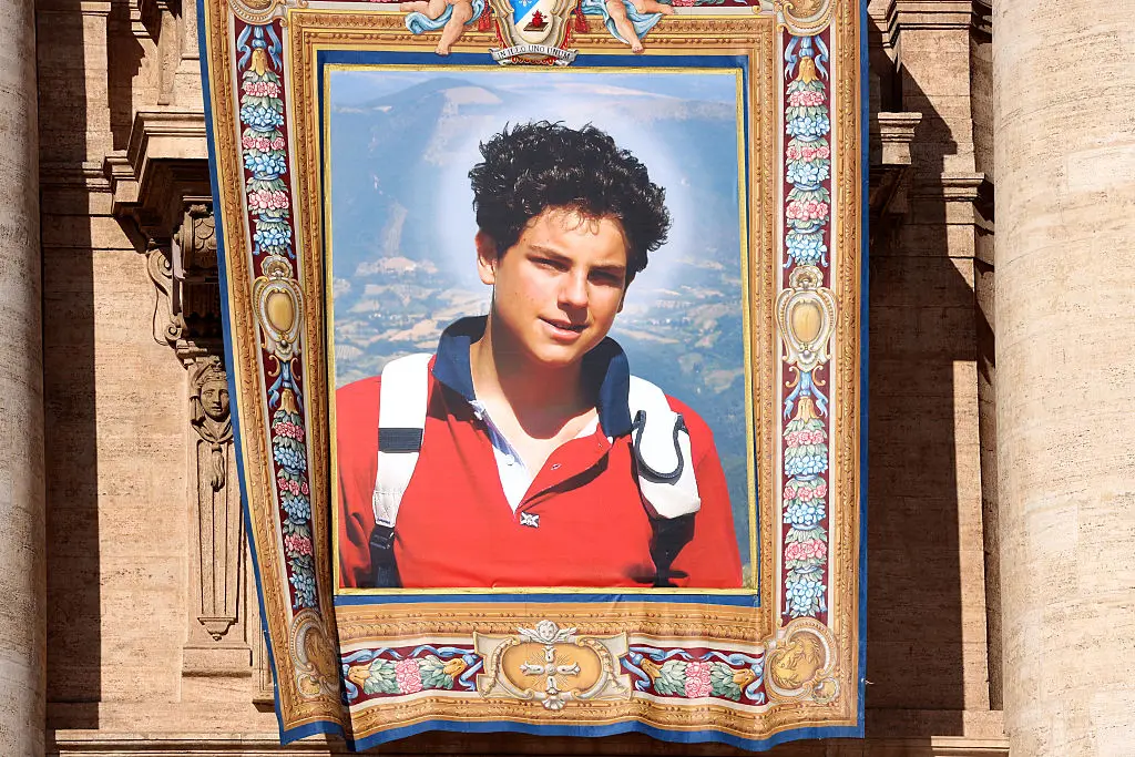 Carlos Acutis was a passionate gamer, and has been dubbed 'God's influencer' by the pope (Franco Origlia/Getty Images)