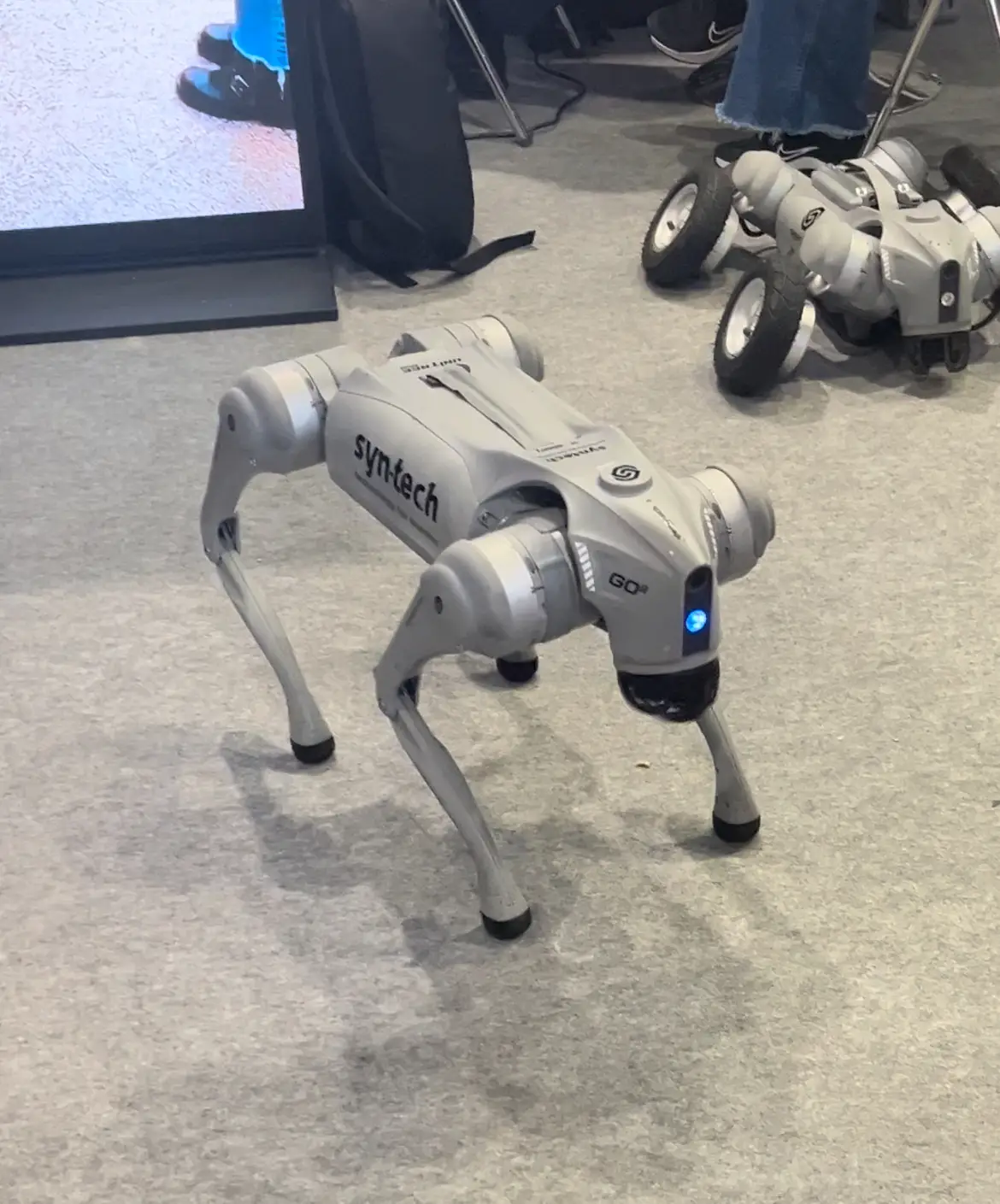 Robotics company Unitree also displayed its dog-like robot (UNILAD Tech)