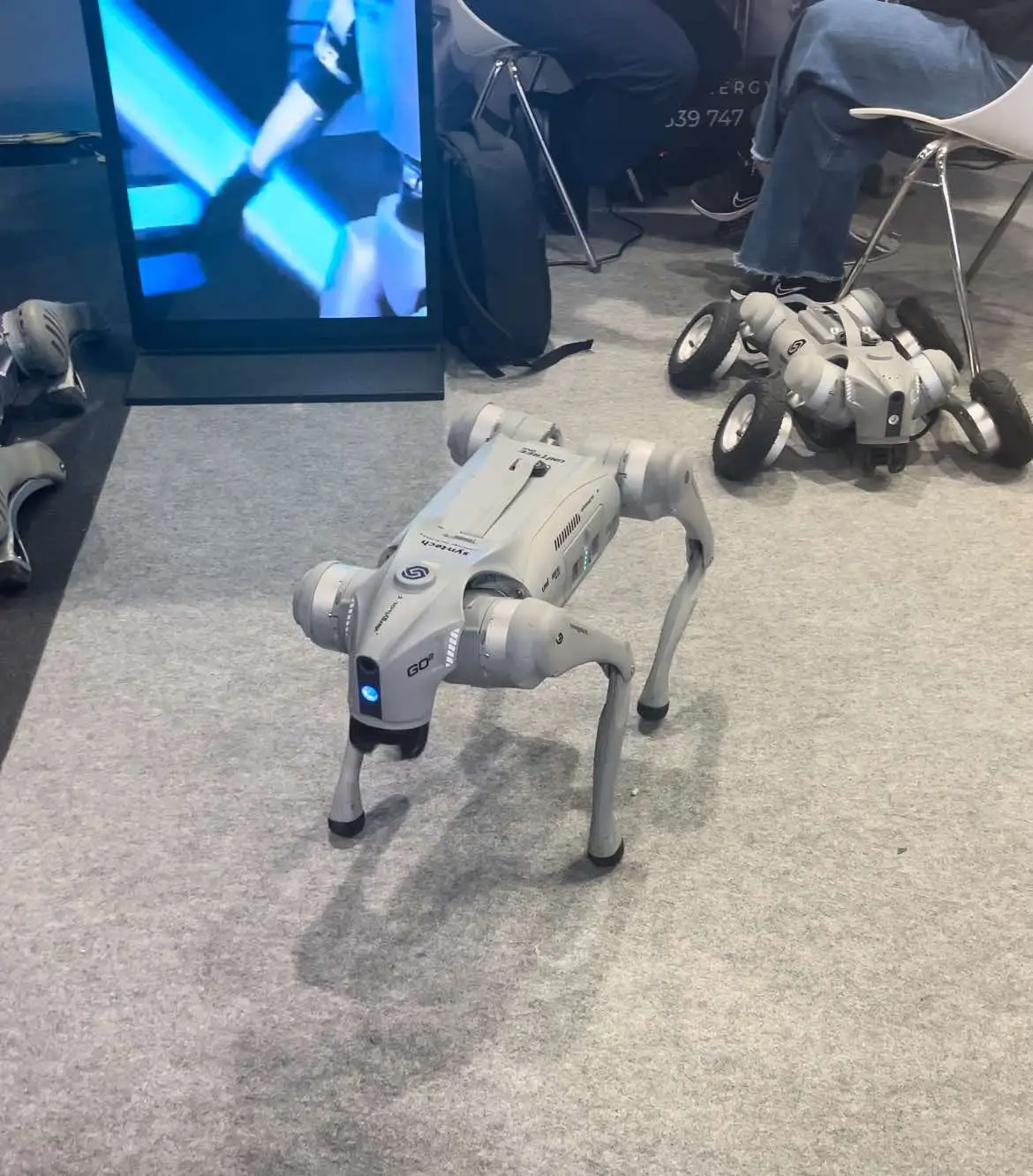 Unitree also showcased its dog robot (UNILAD Tech)