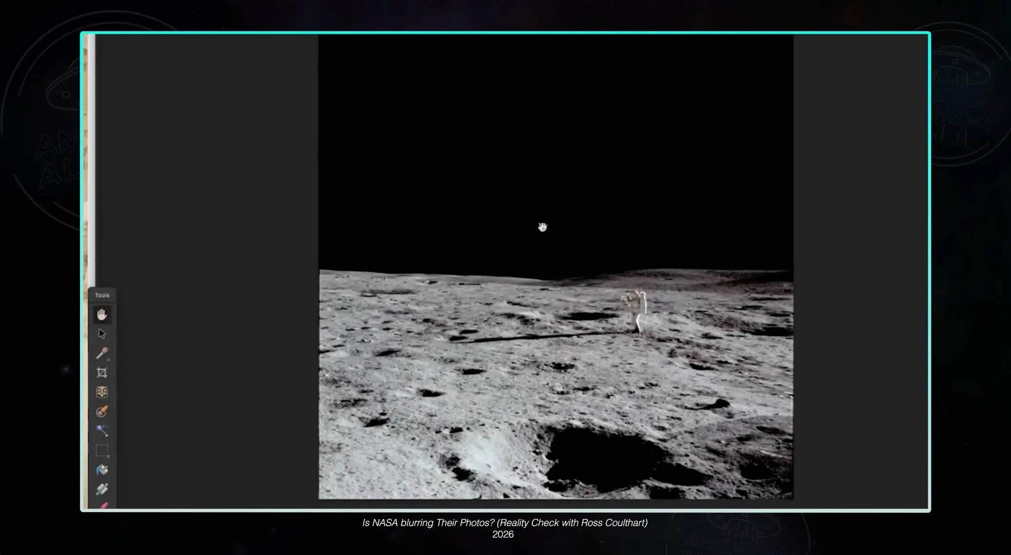 Derakhshani has accused NASA of altering their photos (YouTube / American Alchemy podcast)
