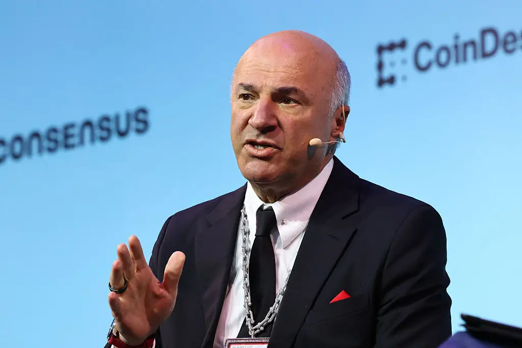 Canadian businessman Kevin O'Leary is creating a huge AI data center in Utah (Romain Maurice/Getty Images)