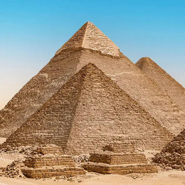 Discovery from space shows that the pyramids were built using water