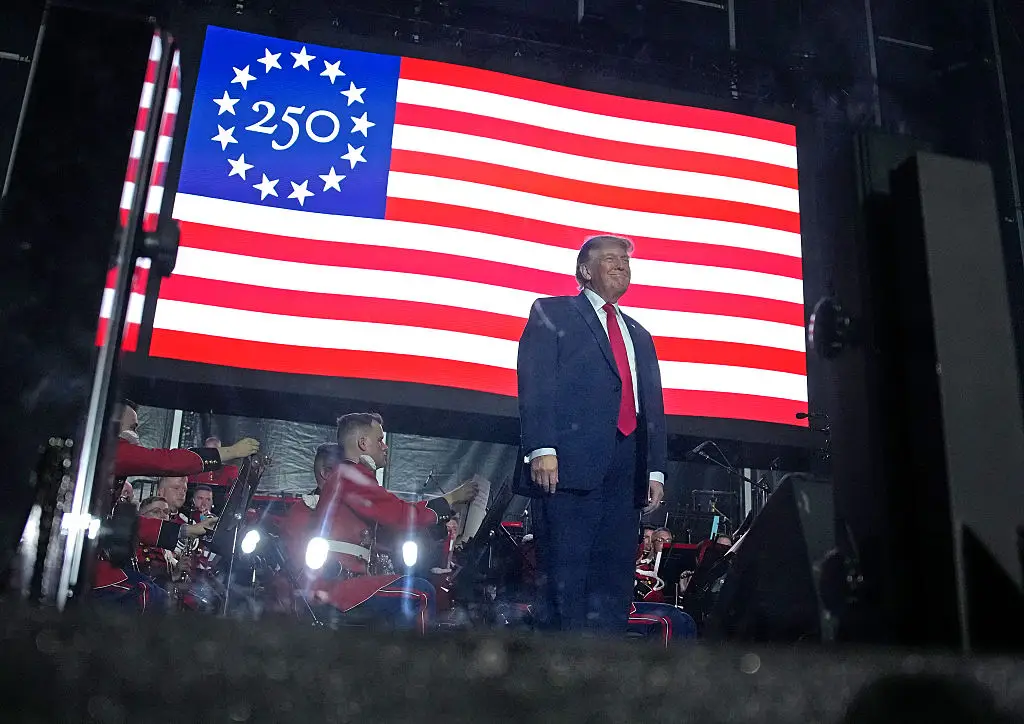 The US is celebrating its 250th birthday this weekend (Andrew Harnik/Getty Images)