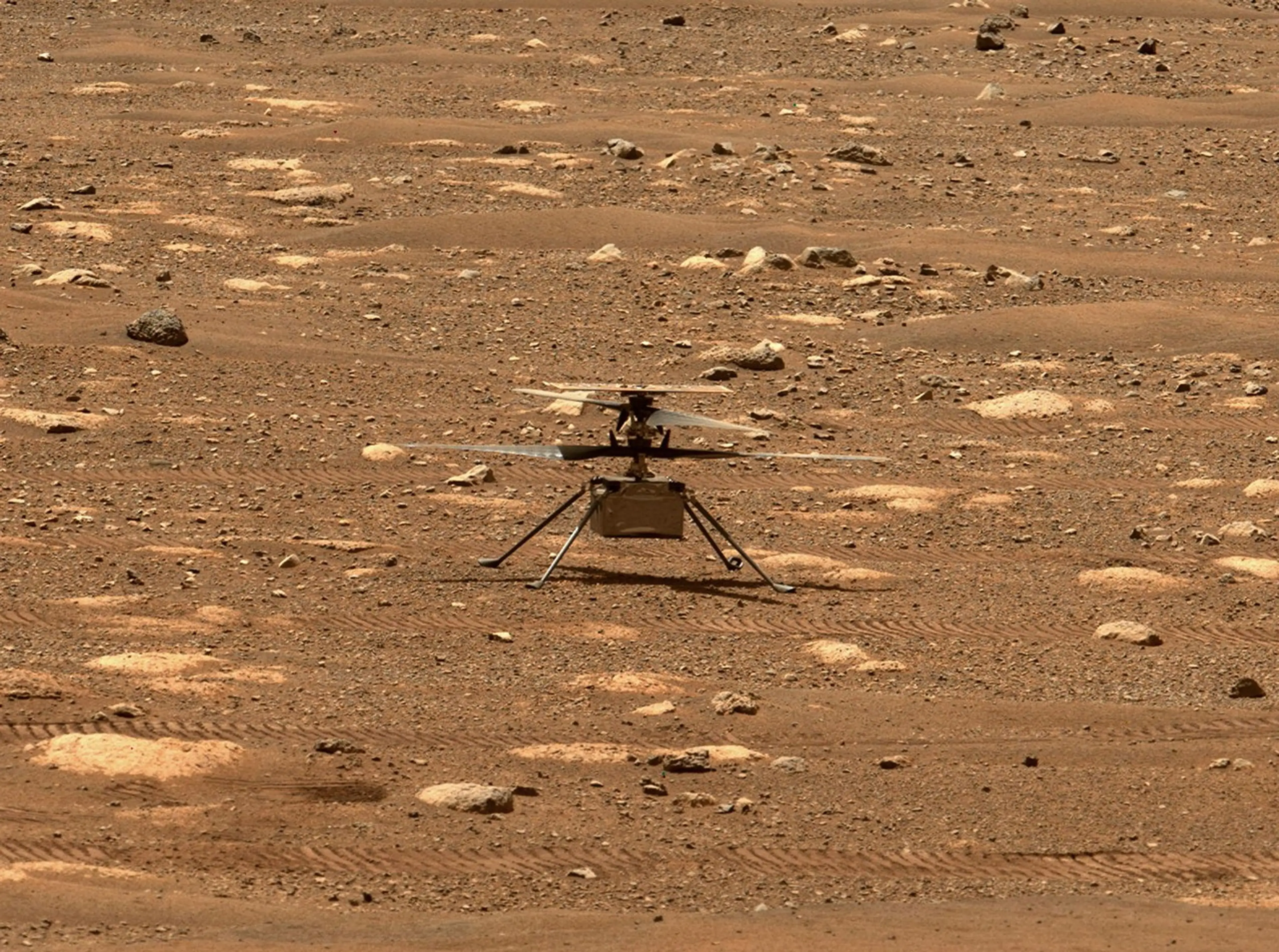 The helicopter has been given a new purpose (NASA/JPL-Caltech)