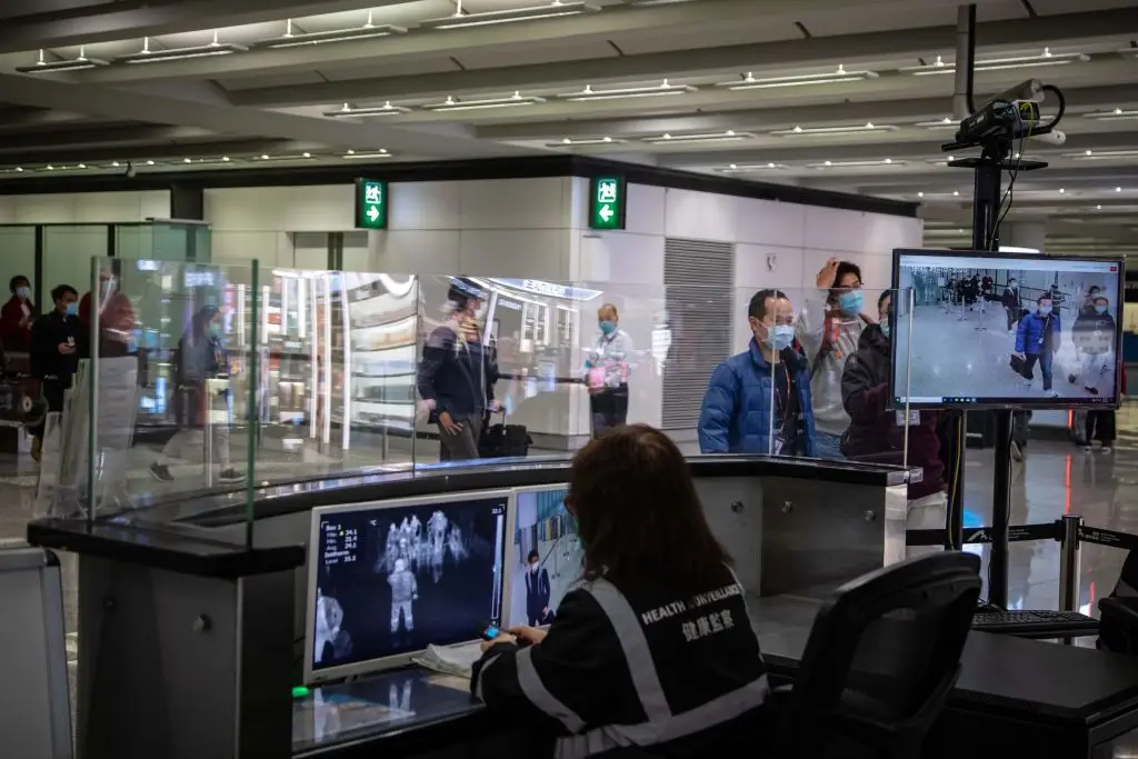 Failing to provide passwords or decryption authentication when traveling to Hong Kong is deemed a criminal offense (Vivek Prakash/AFP via Getty Images)