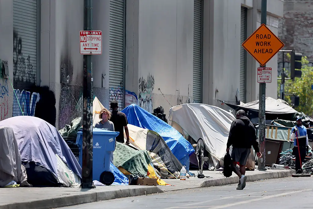Several US states are suing President Trump as thousands are reportedly at risk of losing a roof over their heads (Allen J. Schaben / Los Angeles Times via Getty Images)