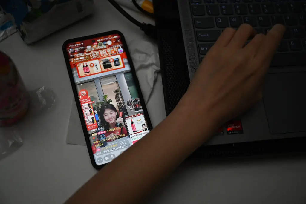 Many send donations to Chinese influencers or 'KOLs' (Greg Baker/AFP via Getty Images)