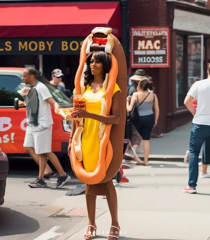 Michelle Obama was done dirty with this one.