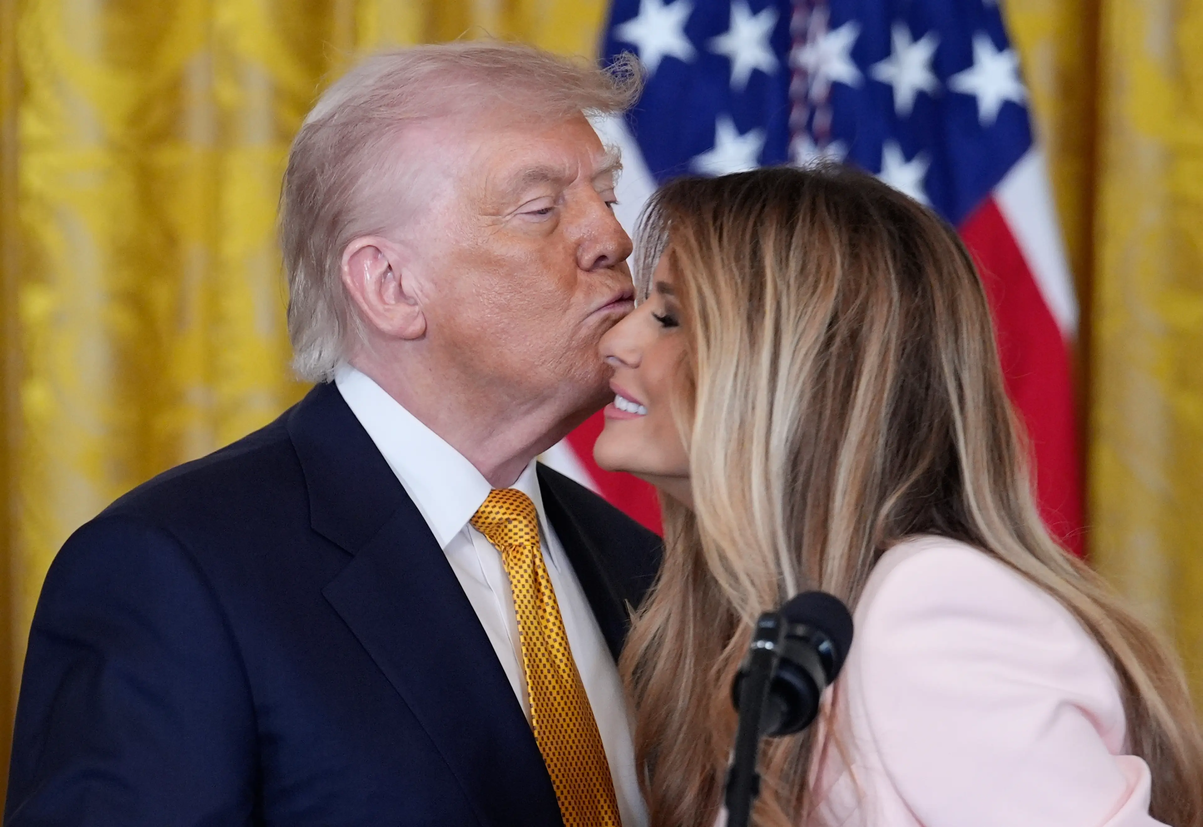 Trump shared how he called his wife by the wrong name (Yuri Gripas/Abaca/Bloomberg via Getty Images)