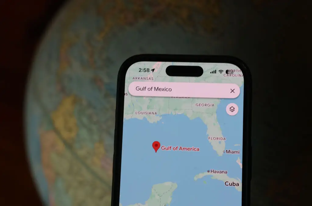 Only US users will see it as the 'Gulf of America' in Google Maps (Justin Sullivan/Getty Images)