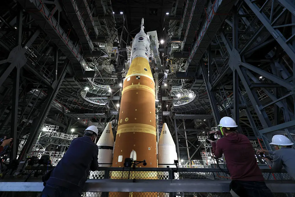 Artemis II is scheduled to launch 6 February (Joe Raedle/Staff/Getty)