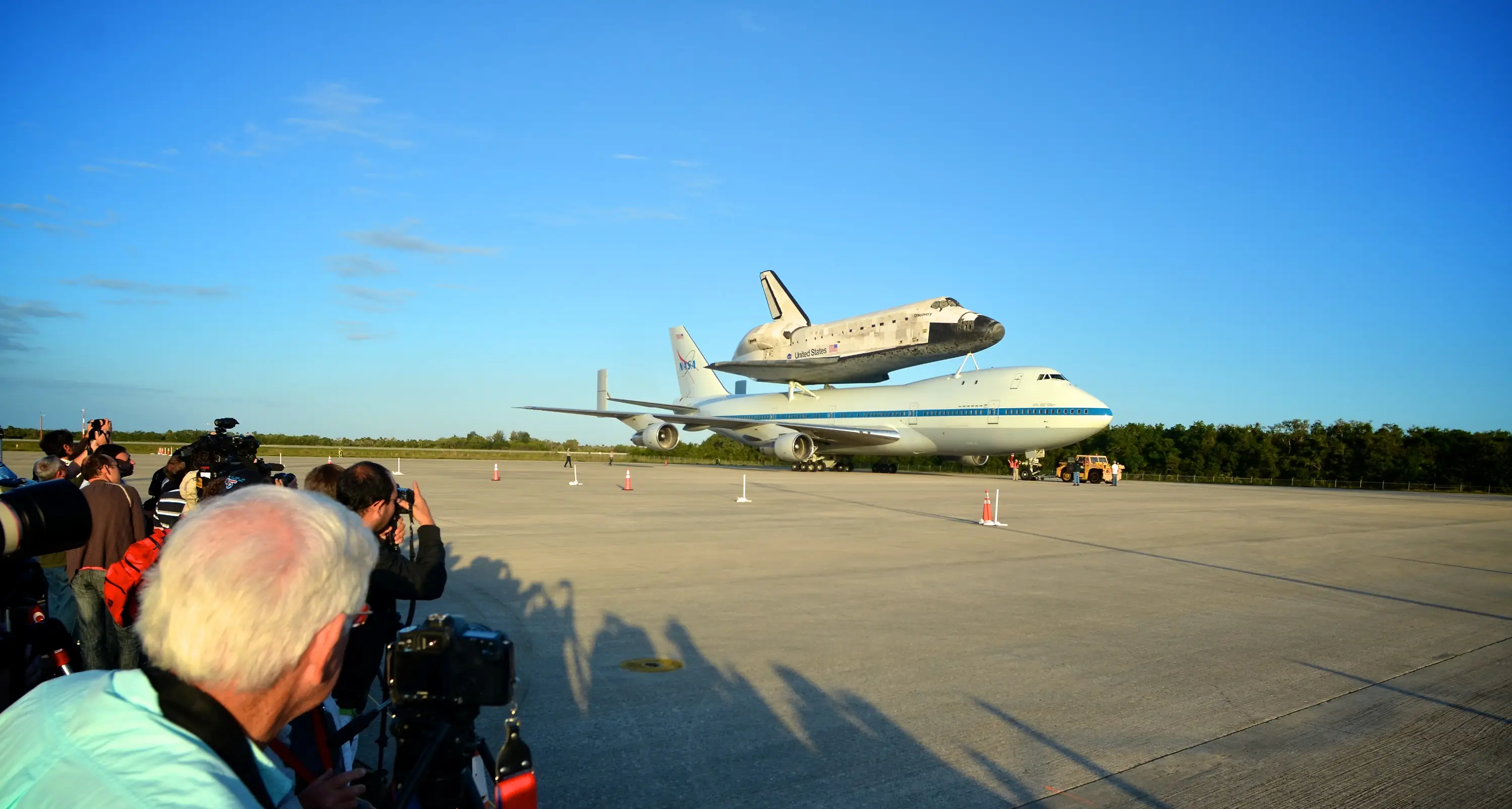 The space shuttle Discovery has been on display at the Smithsonian since 2012 (Roberto Gonzalez/Getty Images)