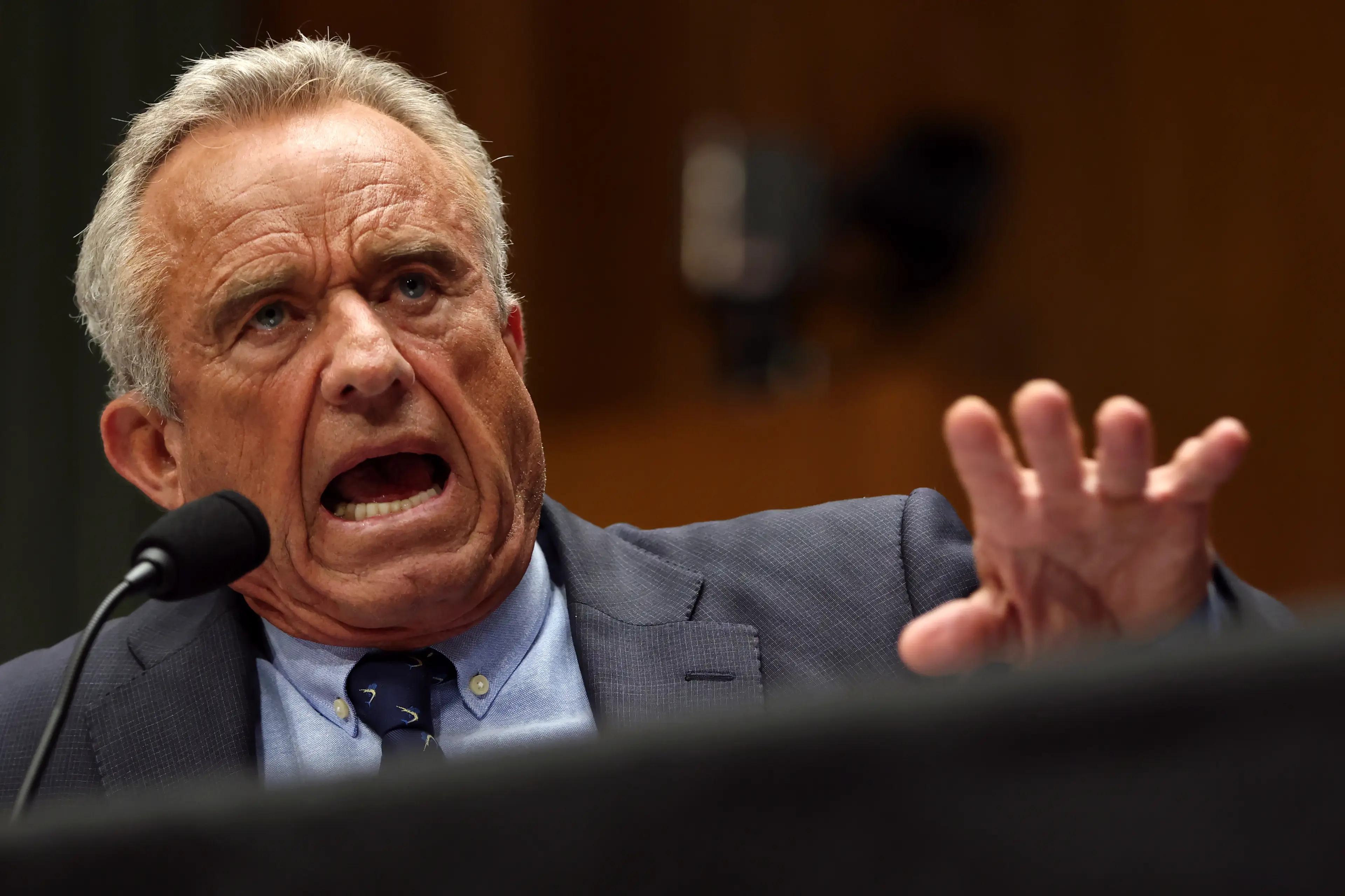 RFK Jr has faced backlash for the images he shared (Samuel Corum/Getty Images)