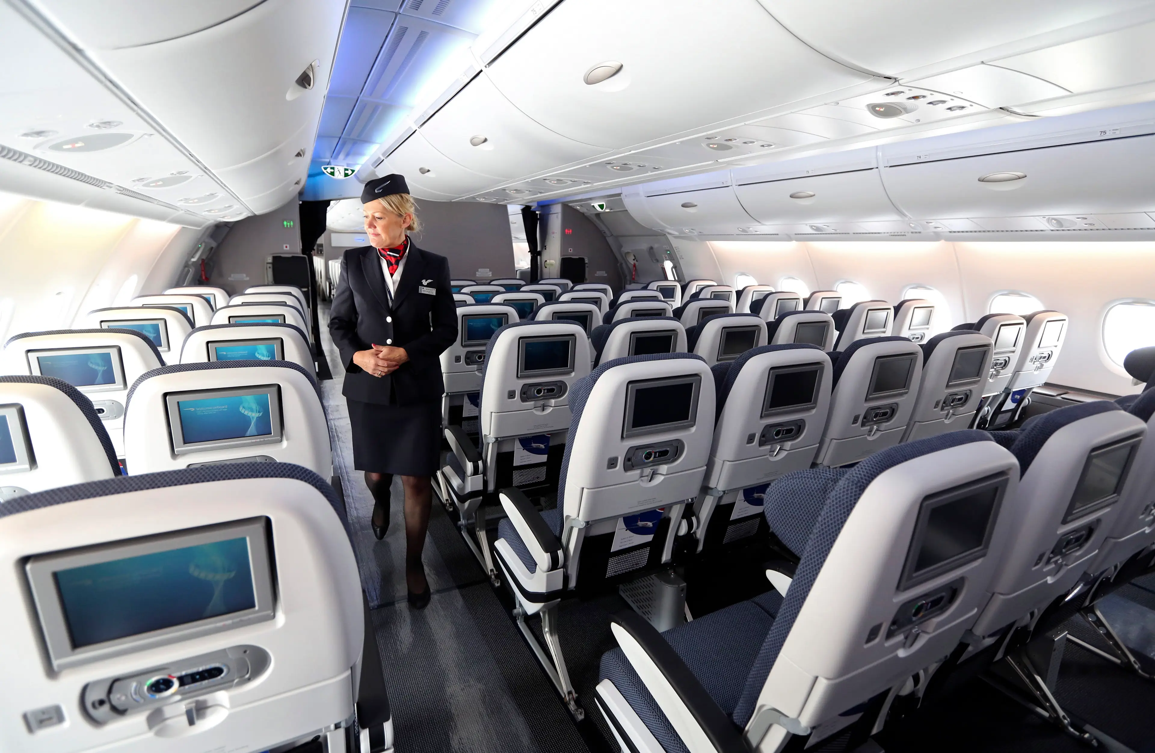 An air stewardess has won a court case after she was fired for being ‘too scared’ to fly (Chris Ratcliffe/Bloomberg via Getty Images)