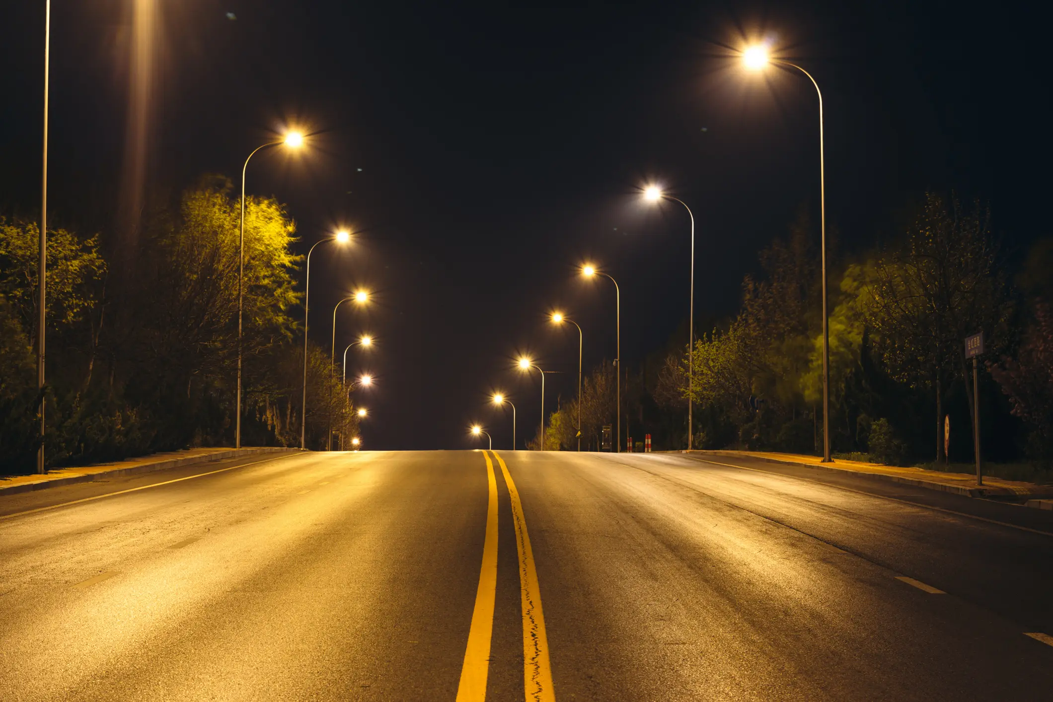 The change comes after street light bulbs were swapped, as they don't have the distinctive orange hue anymore (Getty Stock)