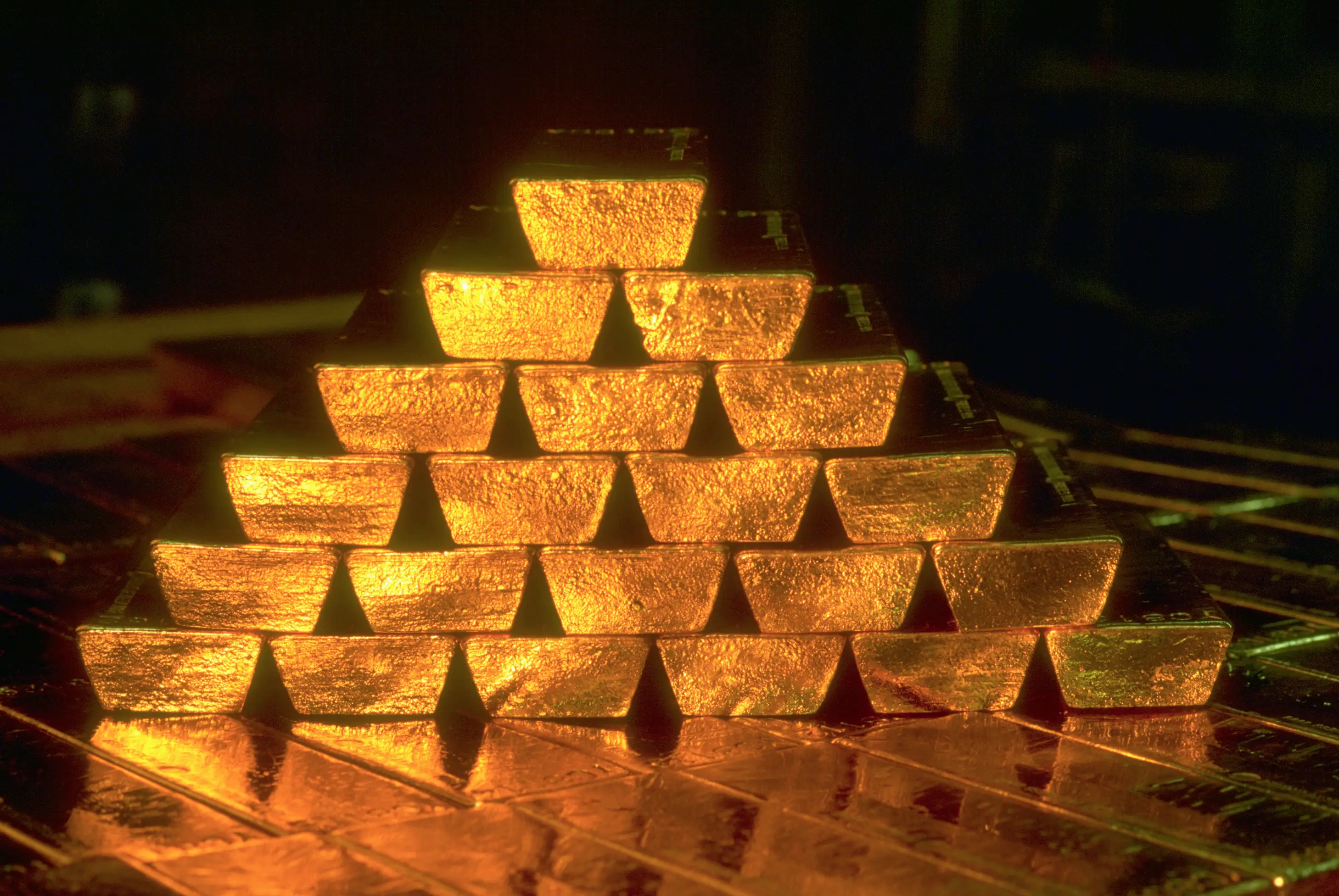 The amount of gold hidden underground is enough to cover all land on Earth (Charles O'Rear/Getty Images)